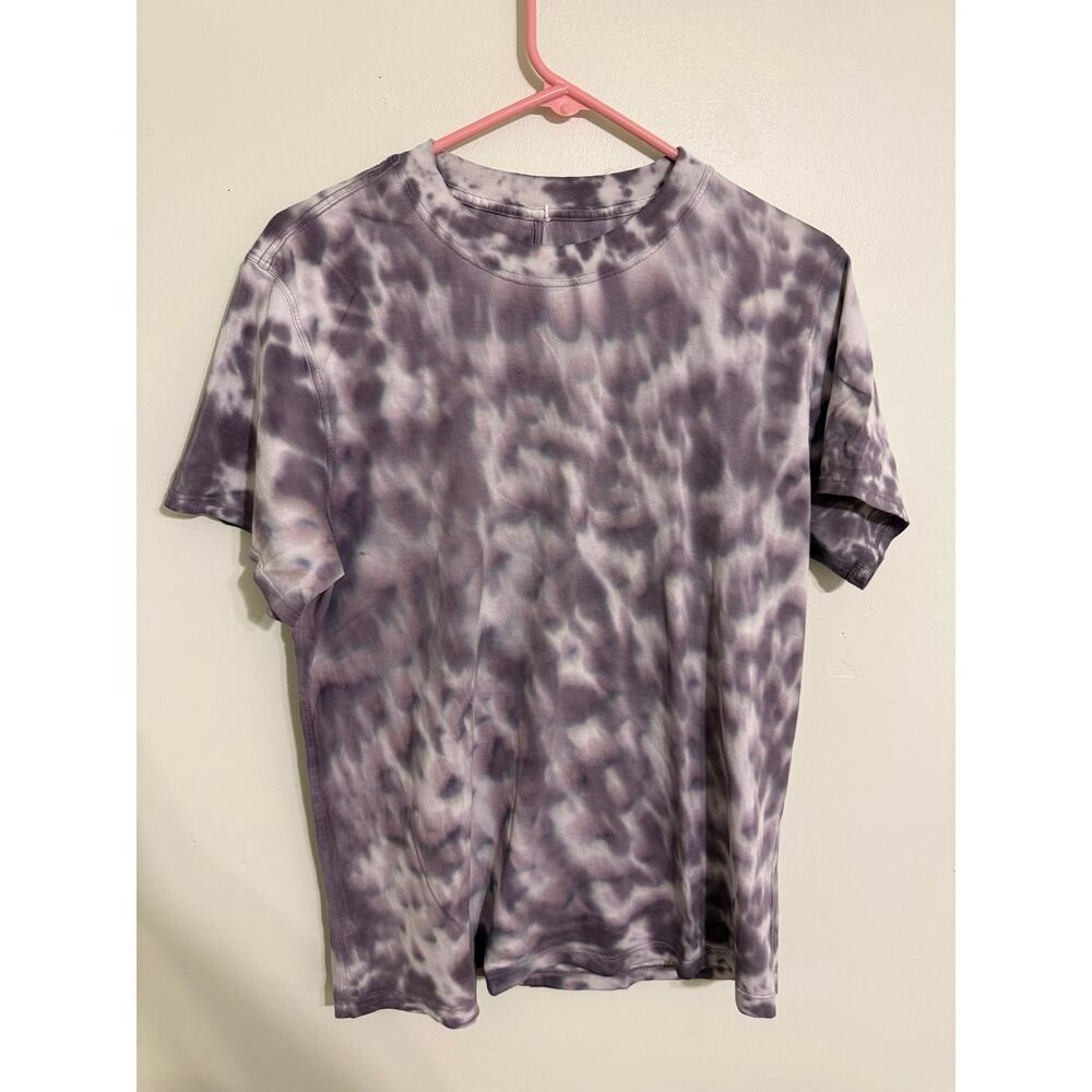 Lululemon All Yours Tie Dye Short Sleeve Pima Cotton T-Shirt Active Workout - Picture 3 of 8
